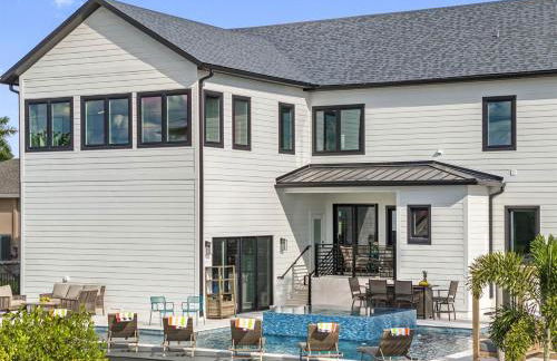 2 Million Villa Heated Pool w Luxury Spa 6BR & 6BR Waterfront by Canal - Foto 80