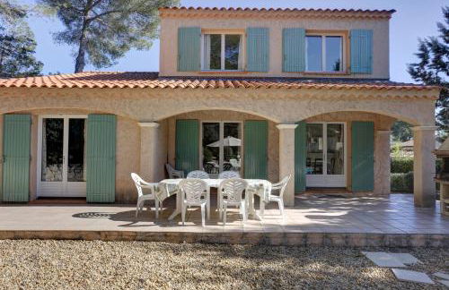 villa 8 pers, climatisée, piscine chauffée, un havre de paix sous les pins parasols - Foto 8