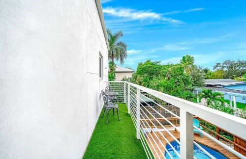 Luxury Mansion, Game Room, Pool, Rooftop, Skyline, Walk to Las Olas - Foto 60