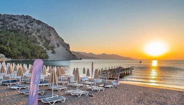 Atardecer en la bahía de Marmaris