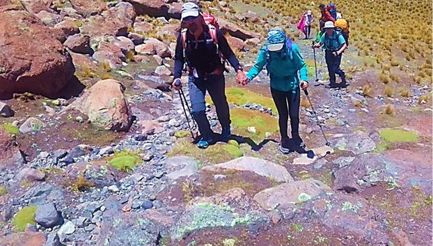 Randonnée sur les lagunes Kari-Kari