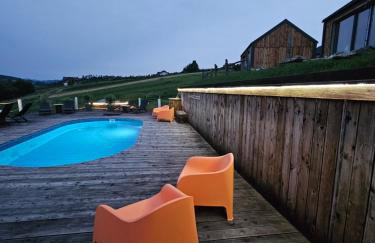 Stodoły w Bieszczadzie domy z basenem i widokiem na góry - Photo 56