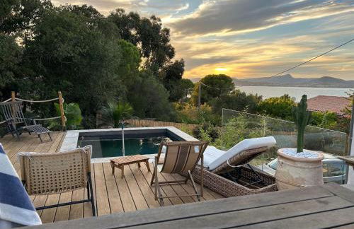 VILLA VUE MER sur la presqu'ile de GIENS - Foto 13