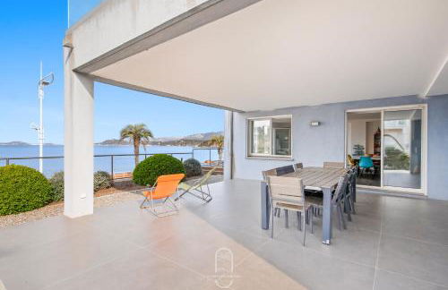 Villa Antoine Appartement RDJ Vue mer CLiM Wifi parking plage 50m La Garonne - Foto 19