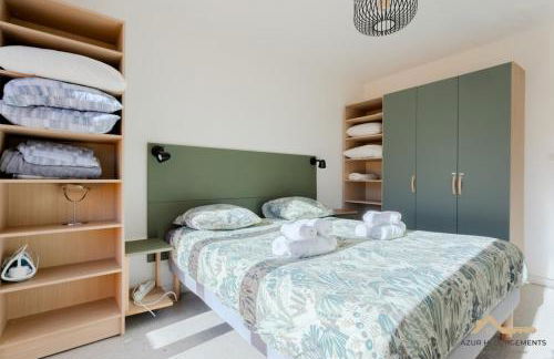 Cagnes Centre 4 pers, terrasse parking - Foto 23