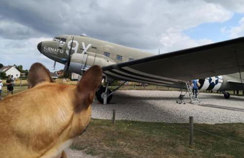 GITE A THEME D-DAY - situé à 15mn d'Omaha Beach - Animaux OK - Terrain clos - Aucuns voisins - WIFI - Foto 11