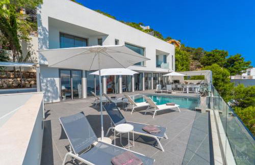 Can Ema, villa moderna con piscina frente al mar - Foto 7