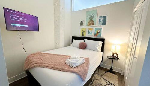 Group-Friendly 2BR with Optional Parking and Gym Access Near McCormick Place and Soldier Field - Foto 4, towels