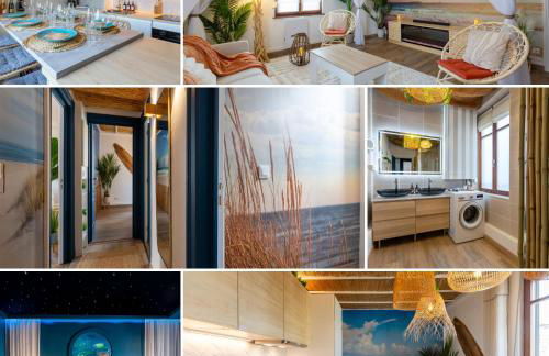 CathyVoyages - Ciel étoilé - Bord de Mer - Parking gratuit - Vidéoprojecteur - Lit rond - La Paillote Strasbourgeoise - Photo 71