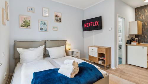 Vorstadtoase - 2 Personen - Eichwalde, Nähe BER - Queensize-Bett, Netflix, Parken - Foto 3, towels