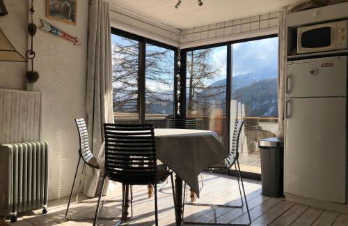 Grand studio La Foux d Allos avec vue et terrasse - Foto 12