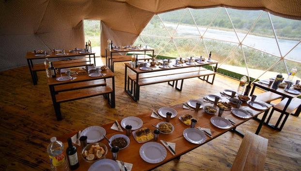Trekking y canoas en Tierra del Fuego - Foto 5, Todo listo para el almuerzo