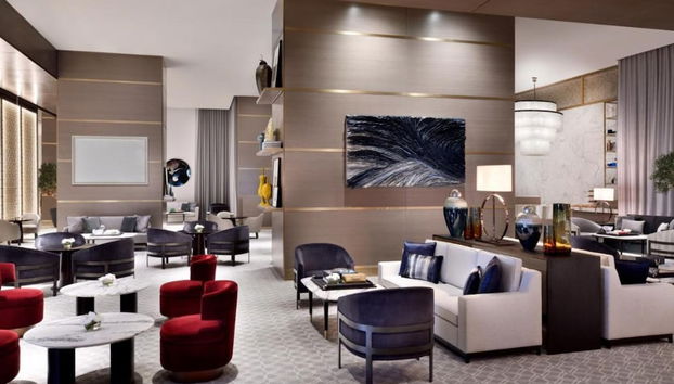 Coin salon dans le hall