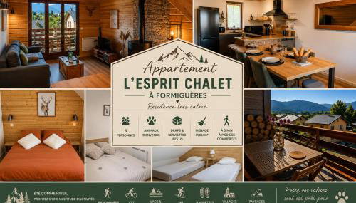 L'esprit chalet - draps et serviettes inclus - Foto 2
