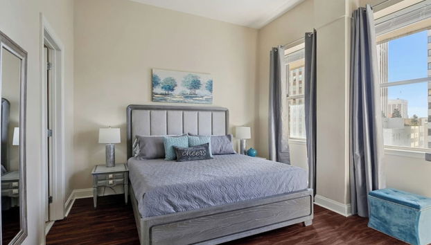 Elegant Condos in NOLA with Rooftop Pool - Foto 5, Habitación