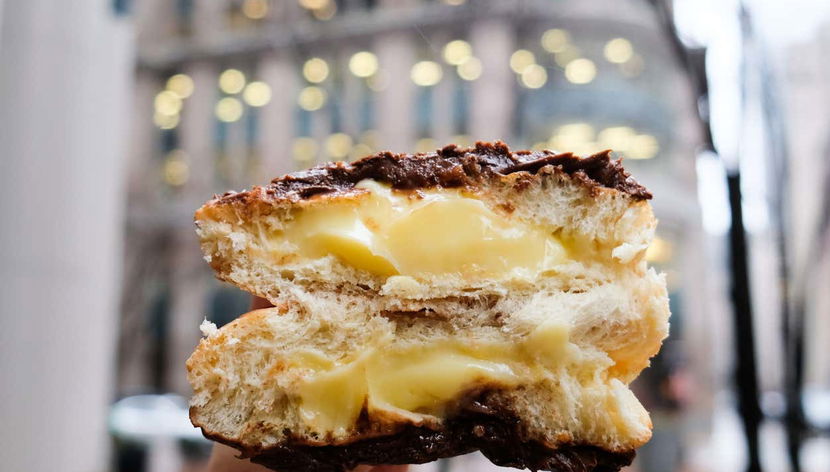 Taste the legendary Boston Cream donut