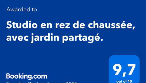 Studio en rez de chaussée, avec jardin partagé. - Foto 2