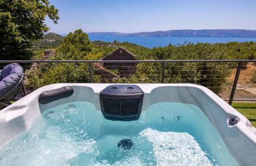 Villa Mirjam with swimming pool, jacuzzi and sea view - Foto 21