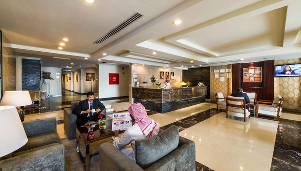 Zona de estar del vestíbulo