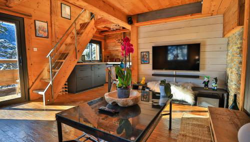 Le Noisetier - Mini Chalet 2 pers - 2min la Clusaz - AravisTour - Foto 2