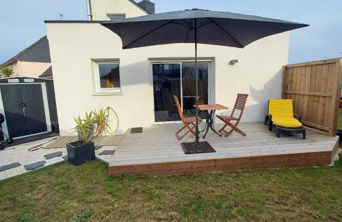 Studio avec terrasse et jardin à 100 m de la plage de Fort Bloqué - Foto 7