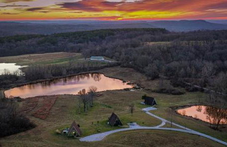 3 A-Frame Cabins w Hot Tubs Near Wine Trail - Foto 12