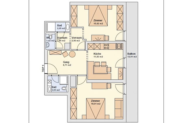 Appartements Binderhof - Foto 6