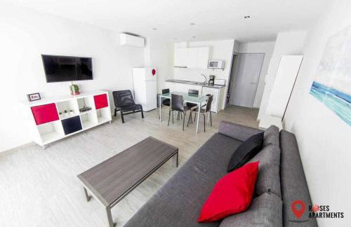 Roses Apartments 2 - vista mar lateral 1habitacion - Foto 5