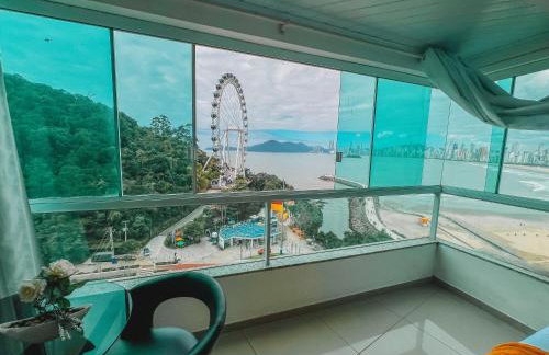 Loft vista panorâmica da Roda gigante e orla de BC - Foto 45