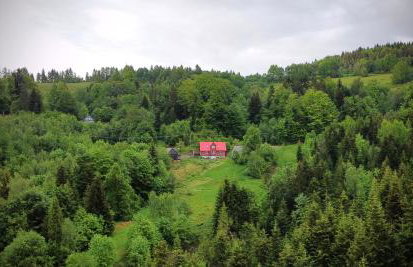 Przysiółek Flądrówka - Dom na odludziu z widokiem na Gorce i Tatry - Foto 13