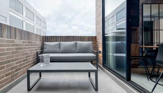 w Elegant Loft w Terrace in Santa Barbara - Foto 3, Habitación