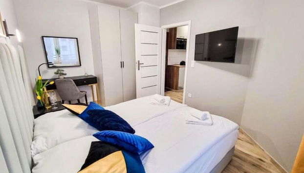 Unique Apartment With a Balcony in Darlowko - Foto 3, Habitación