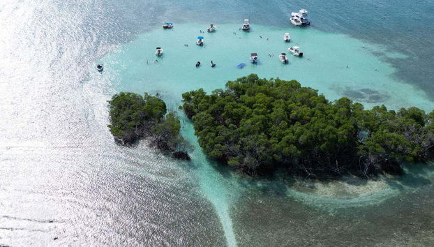 Vista aérea de Cayo Caracoles