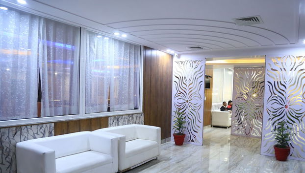 Zona de estar del vestíbulo