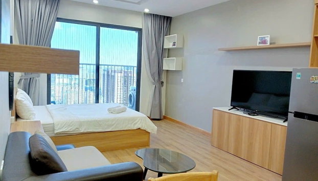 D'capital Vinhome Apartment For Rent - Foto 5, Zona de estar