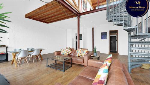 Large Industrial Style 2 Bedroom Apartment Short Term Rental & Flexible Renting Canary Wharf With Free WiFi - Foto 2