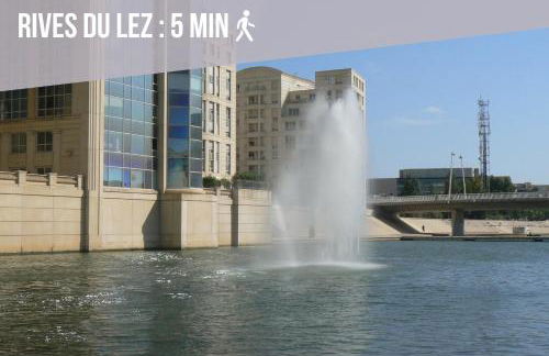 Montpellier Centre - Antigone - Parking Privé et Gratuit - Foto 17