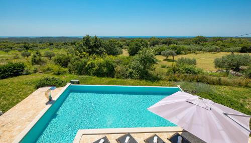 Villa Plava with Panoramic Seaview and big pool - Foto 4, sunbed