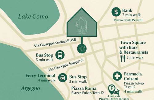 Terrazza del Borgo - Argegno central Lakeview apartment - Photo 17