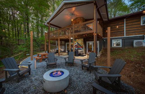 Asheville Private Retreat Game Room Hot Tub - Foto 73