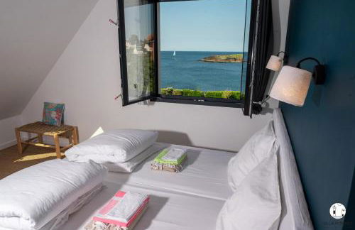 Villa Ponant 5 étoiles à Doëlan, piscine face mer - Foto 22