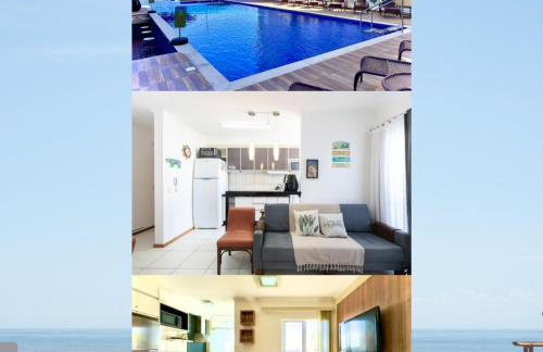 Apartamento a 400M PRAIA com PISCINA sacada com CHURRASQUEIRA privativa Wi-Fi Portaria 24h PLAYGROUND INFANTIL Quadra de esportes e vaga privativa de GARAGEM Reserve agora mesmo - Foto 1