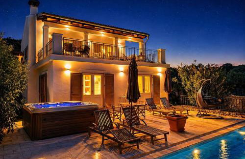 VILLA GEMINI Luxus Pool und Meerblick Punta Križa - Foto 2