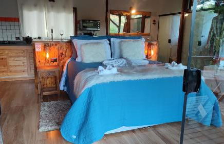 Chalé Valle dos sonhos romântico privativo com hidromassagem e lareira - Foto 24