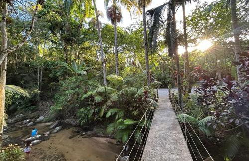 Um chalé e um riacho no meio da natureza - Foto 37