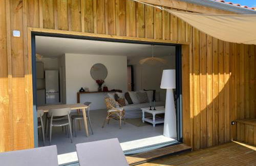 Maison en bois avec piscine proche de la plage - Foto 11