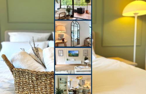 HyggeLiving - DELUXE - 90qm - Balkon - Gartenblick - 55 Zoll TV - Boxspringbetten - Hunde - Kinder - Fahrradkeller - Foto 1