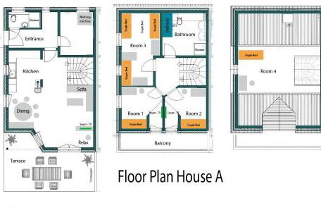 Premium Monteurhaus für Teams nahe Wolfsburg VW I Neubau I Parkplätze I B2B Rechnung mit MwSt I 3 Häuser auf einem Grundstück - Foto 6