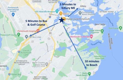 Downtown Portsmouth 2 Bedroom 2 King Beds - Foto 15