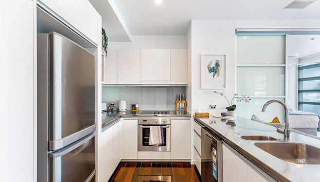 Beautiful harbour view apartment by Zodiak Stays - Foto 5, Cocina privada